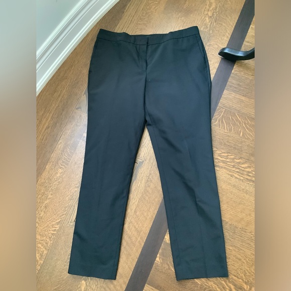 ANN TAYLOR Black Classic Dress Pants Regular Women’s Size 8 Straight Leg Worn 2X - Picture 3 of 7